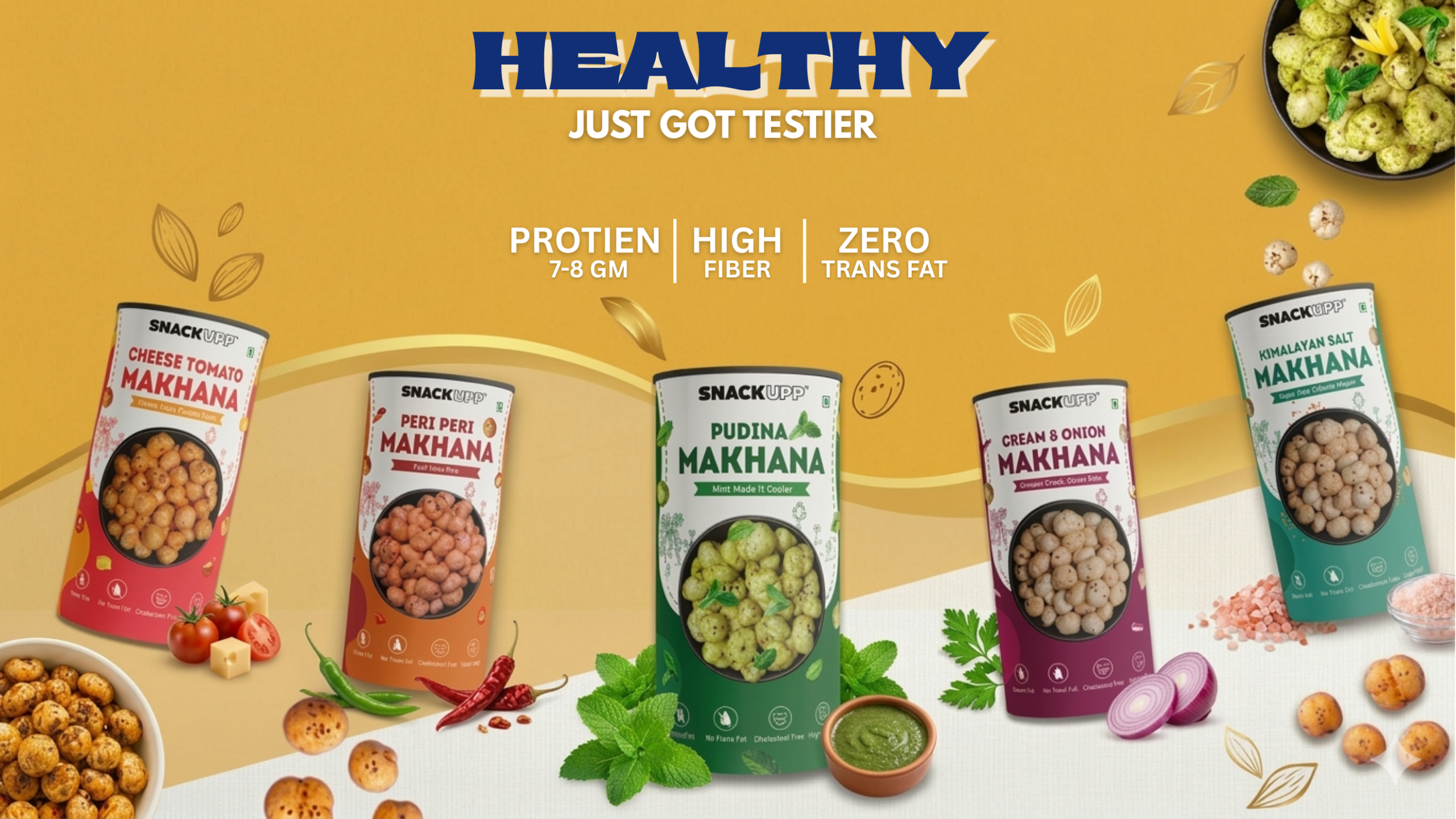 HEALTHY JUST GOT TASTIER!
